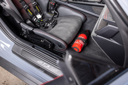 OEMExtinguishers Porsche 991 / 992 / 918 OEM Fire Extinguisher Kit - Lightweight Bucket Seats