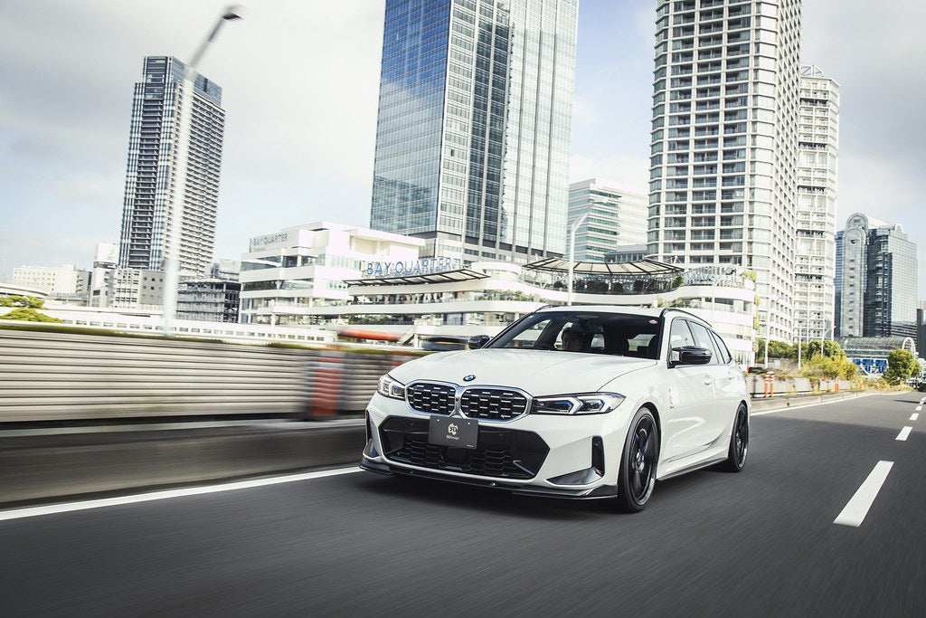3D Design G20 / G21 3-Series LCI M-Sport Carbon Under Splitter Set-Exterior-Silicon Valley Bimmer