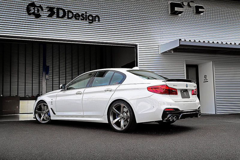 3D Design G30 5-Series Carbon Rear Diffuser - Type 2-Exterior-Silicon Valley Bimmer