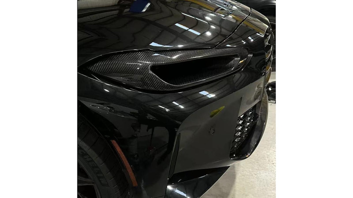 NWCarbon Haus G8X M3/M4 Dry Carbon Fiber Headlight Delete Intake Duct
