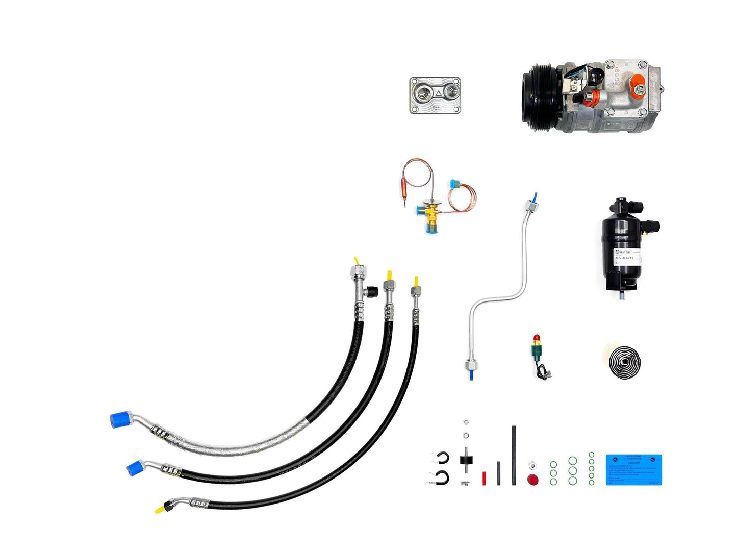 A/C Solutions BMW E28 24v Swap Conversion Kit (S50, S52, S54, and more)-Air Conditioning-Silicon Valley Bimmer