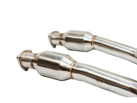 Active Autowerke BMW E46 M3 Exhaust Section 1 With Gesi Ultra High Flow Catalysts-Exhaust-Silicon Valley Bimmer