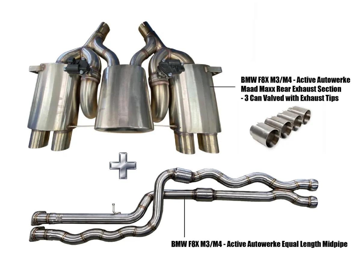 Active Autowerke F80/F82 Exhaust Bundle Equal Length-Exhaust-Silicon Valley Bimmer