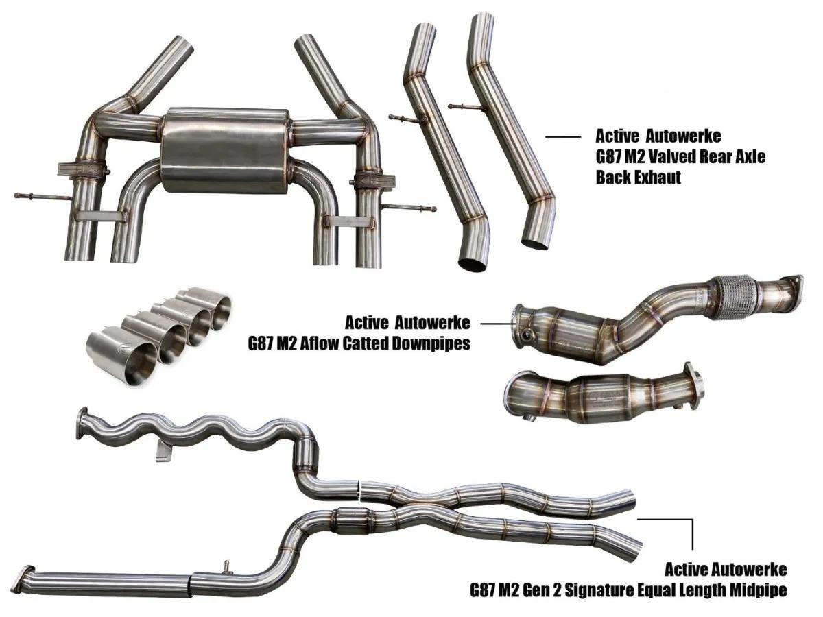Active Autowerke G87 M2 Exhaust Bundle Aflow Equal Length-Exhaust-Silicon Valley Bimmer