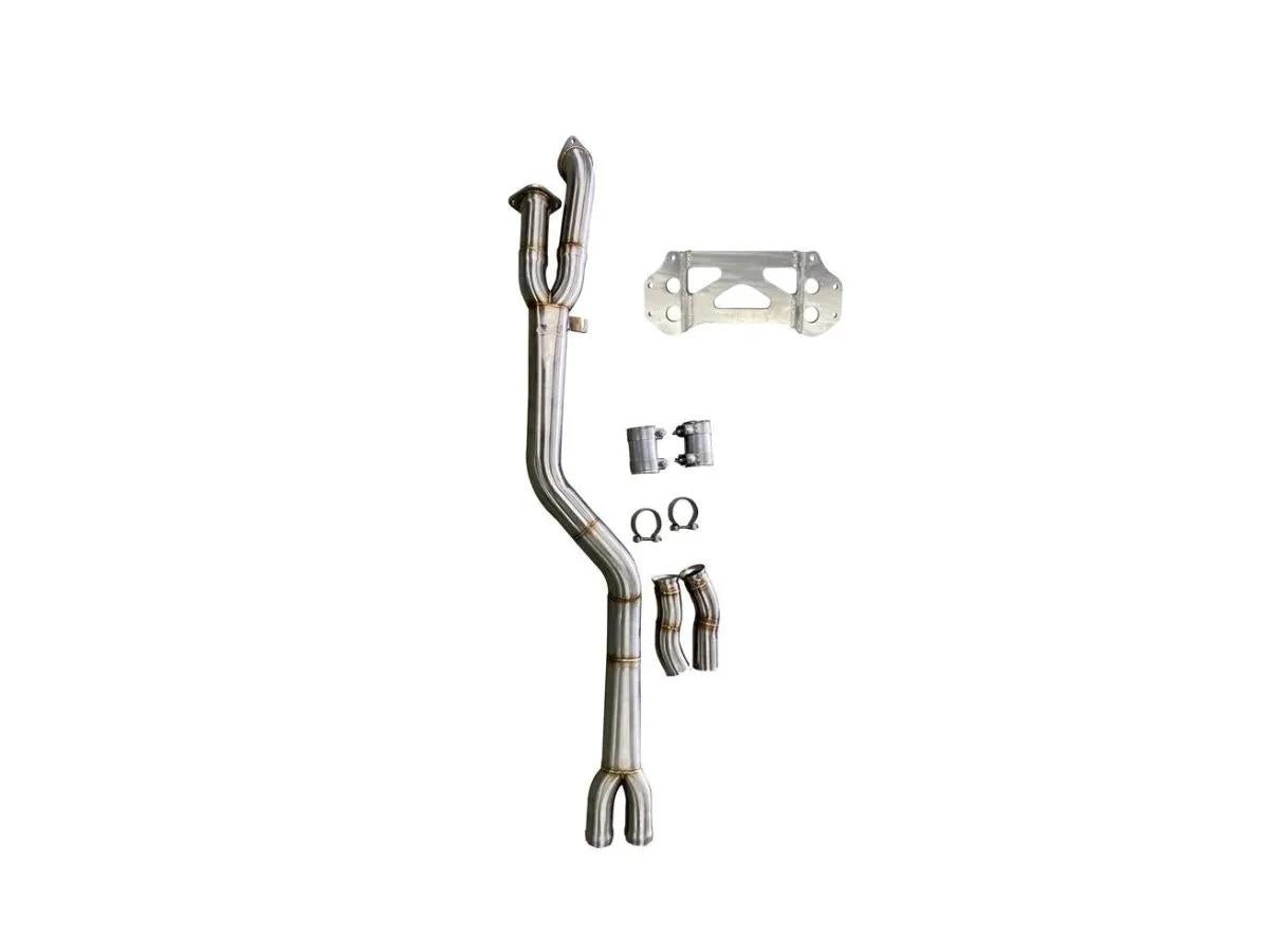 Active Autowerke G87 M2 Signature Single Mid-Pipe With G87-Brace-Exhaust-Silicon Valley Bimmer