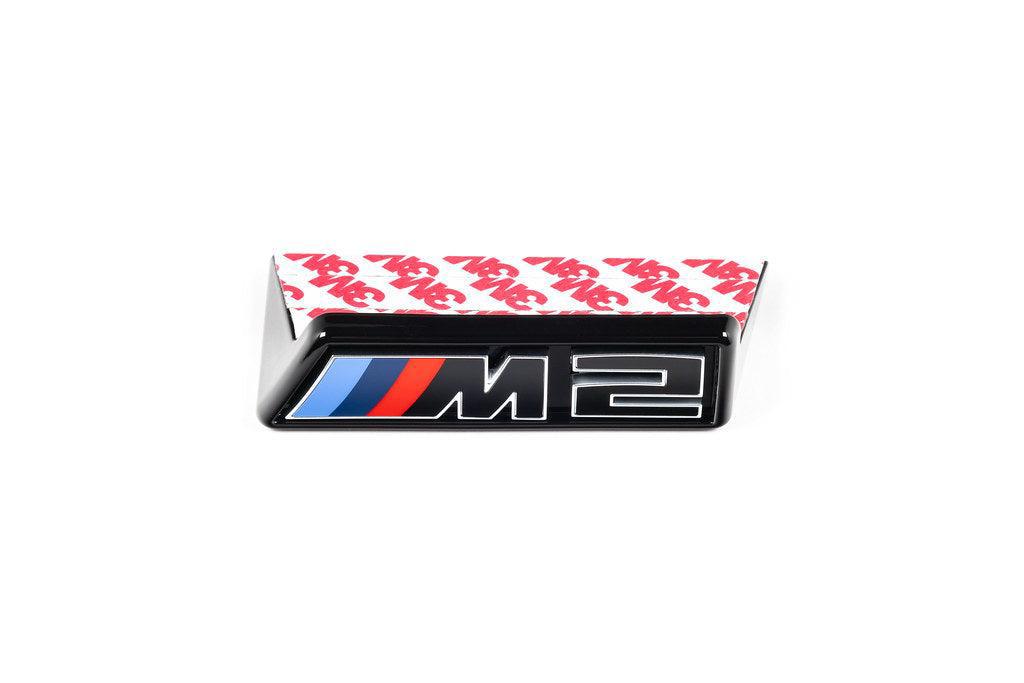 Alpha-N G87 M2 LCI Front Grille Emblem Retainer w/ BMW OEM M2 Badge