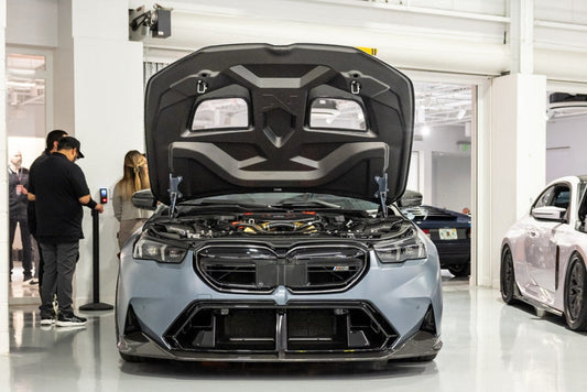 Alpha-N G90 / G99 M5 Carbon Front Splitter Set - 3-Piece-Exterior-Silicon Valley Bimmer