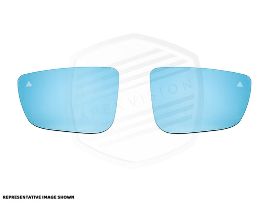 ApexVision Blue Tinted Side View Mirror Glass Set - E82 1M-Exterior-Silicon Valley Bimmer