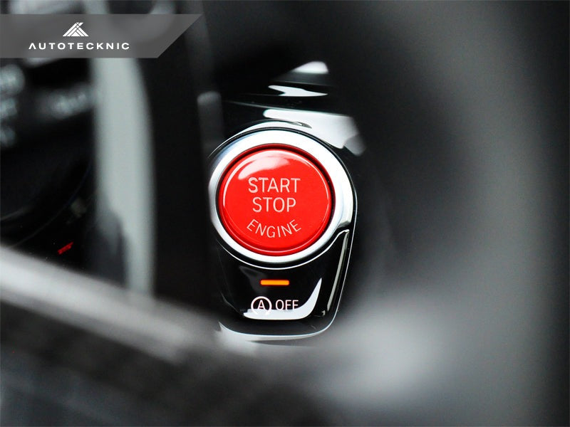 AutoTecknic Bright Red Start Stop Button - A90 Supra 2020-Up-Interior-Silicon Valley Bimmer