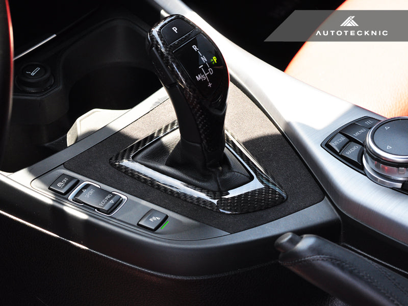 AutoTecknic Carbon Alcantara Shift Console Trim - F87 M2 | F20 1-Series | F22 2-Series-Interior-Silicon Valley Bimmer
