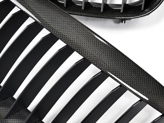 AutoTecknic Carbon Fiber Front Grille Set - E63/ E64 6-Series & M6-Exterior-Silicon Valley Bimmer