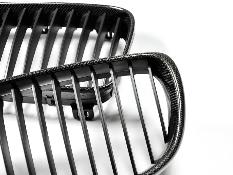 AutoTecknic Carbon Fiber Front Grille Set - E82/ E88 1-Series & 1M-Exterior-Silicon Valley Bimmer