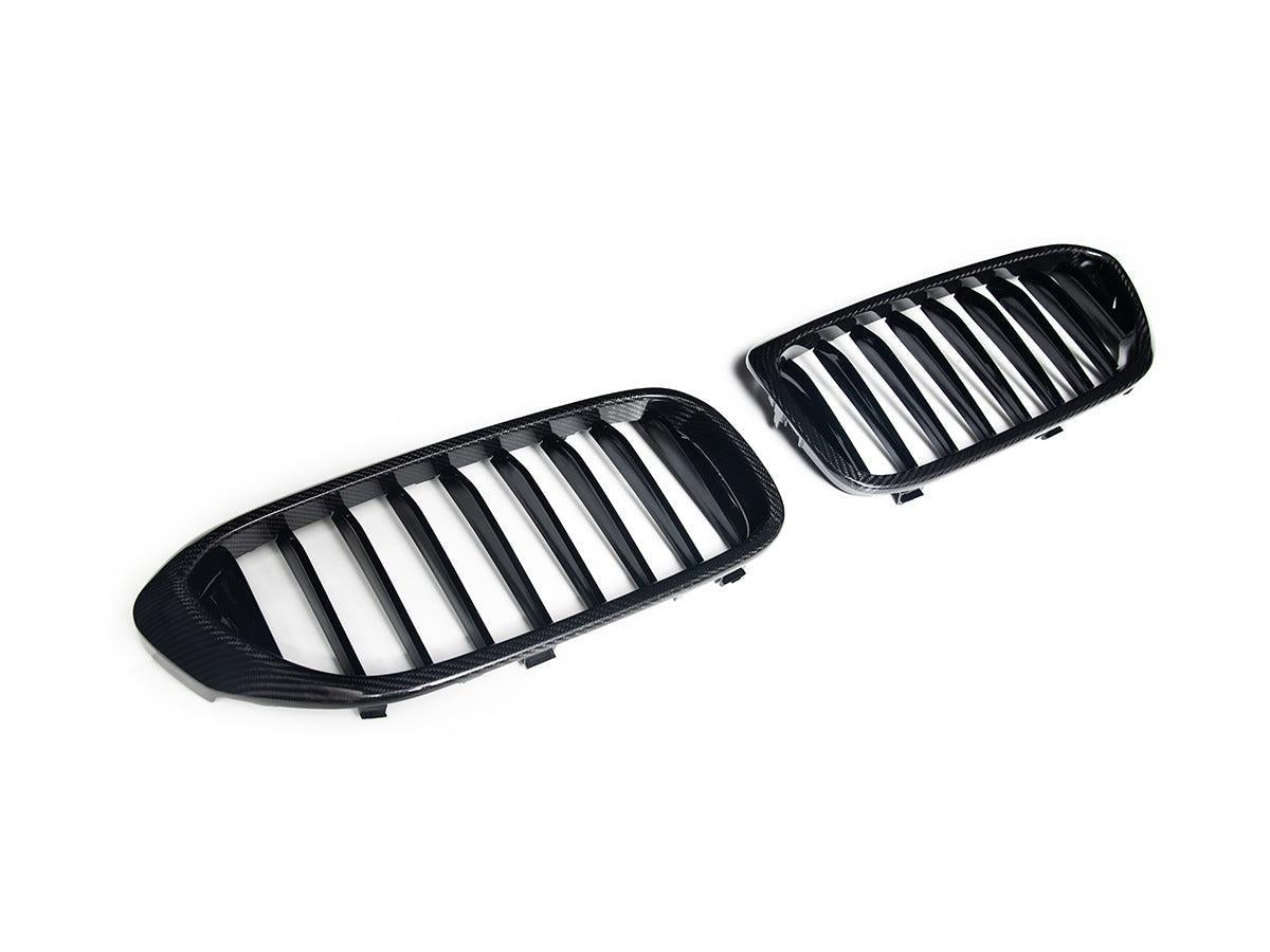 AutoTecknic Carbon Fiber Front Grille Set - G30 5-Series Pre-LCI-Exterior-Silicon Valley Bimmer