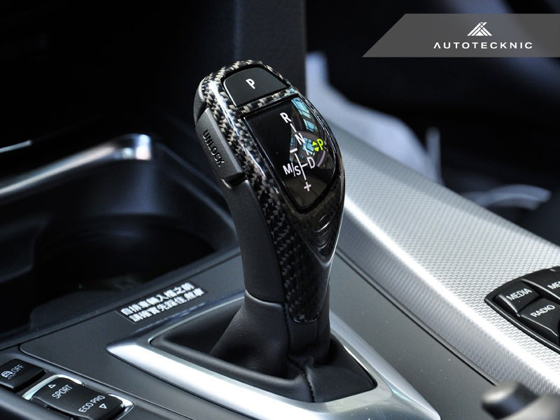 AutoTecknic Carbon Fiber Gear Selector Cover - BMW (Sport Automatic Transmission Equipped Only)-Interior-Silicon Valley Bimmer