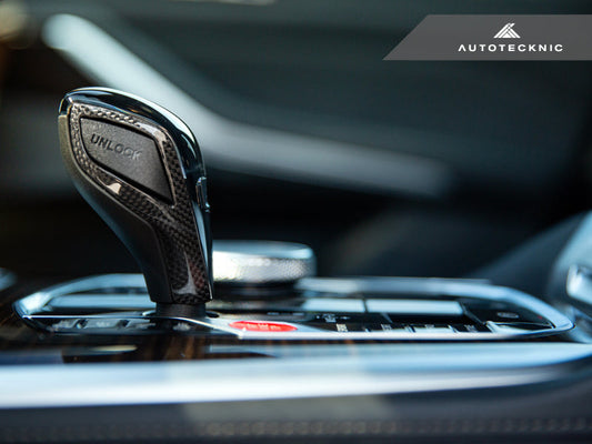 AutoTecknic Carbon Fiber Gear Selector Side Trims - G01 X3 LCI | G02 X4 LCI-Interior-Silicon Valley Bimmer