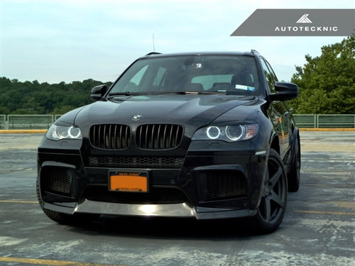 AutoTecknic Carbon Fiber Headlight Trim Set - E70 X5 / X5M | E71 X6 / X6M-Exterior-Silicon Valley Bimmer