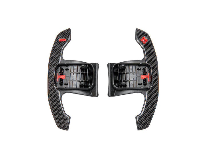 AutoTecknic Carbon Fiber Pole Position Shift Paddles - A90 Supra-Interior-Silicon Valley Bimmer