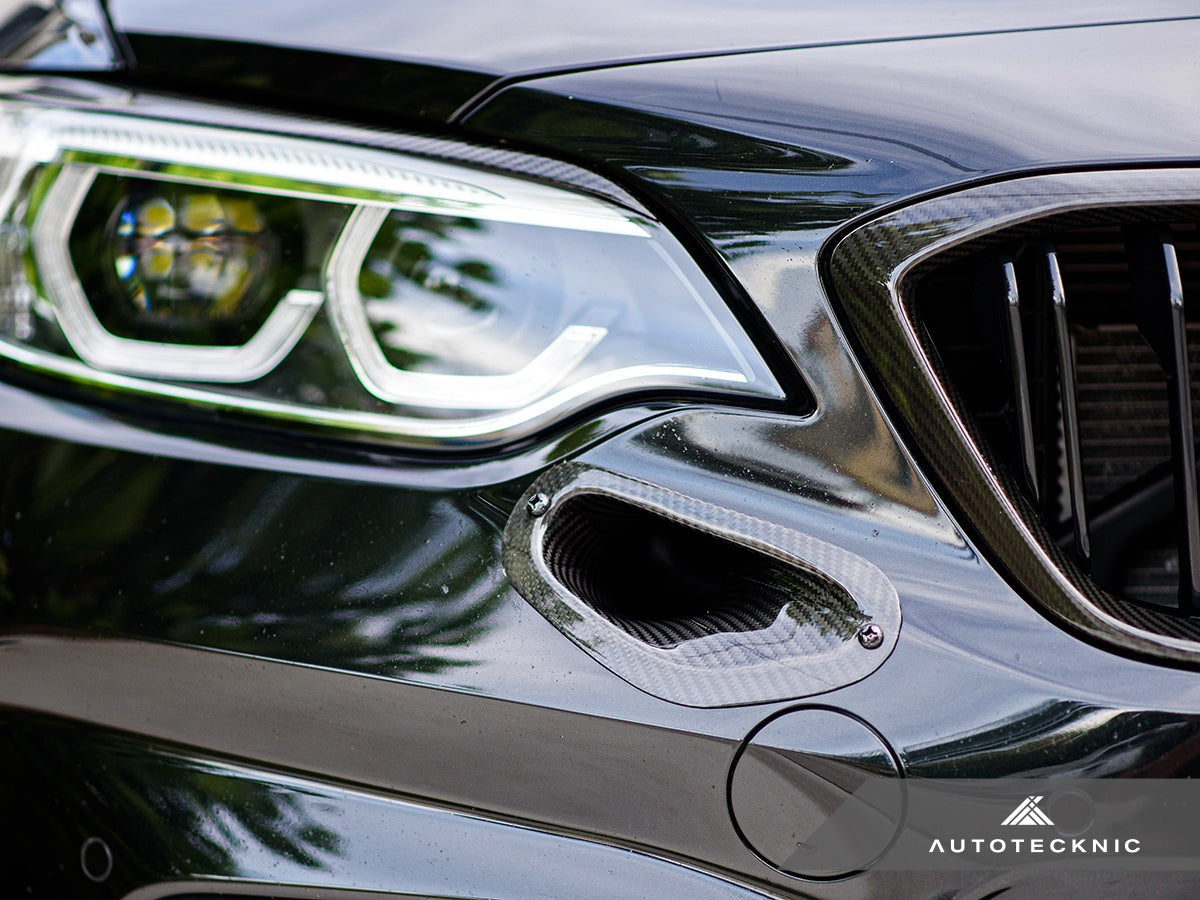 AutoTecknic Dry Carbon Brake Cooling Ducts - F87 M2 Competition | M2 CS-Exterior-Silicon Valley Bimmer