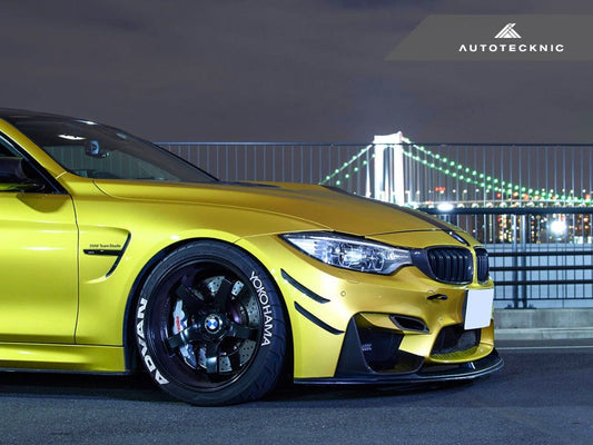 AutoTecknic Dry Carbon Competition Brake Air Ducts - F80 M3 | F82/ F83 M4-Exterior-Silicon Valley Bimmer