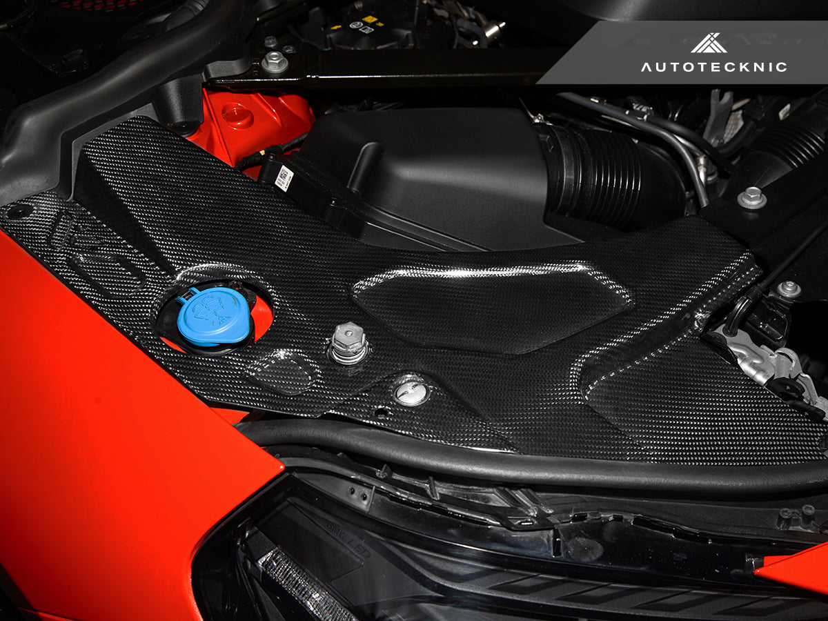 AutoTecknic Dry Carbon Engine Bay Trim Set - G87 M2-Exterior-Silicon Valley Bimmer