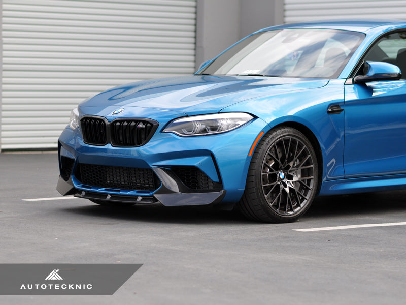 AutoTecknic Dry Carbon Fiber Center Front Lip - F87 M2 Competition-Exterior-Silicon Valley Bimmer