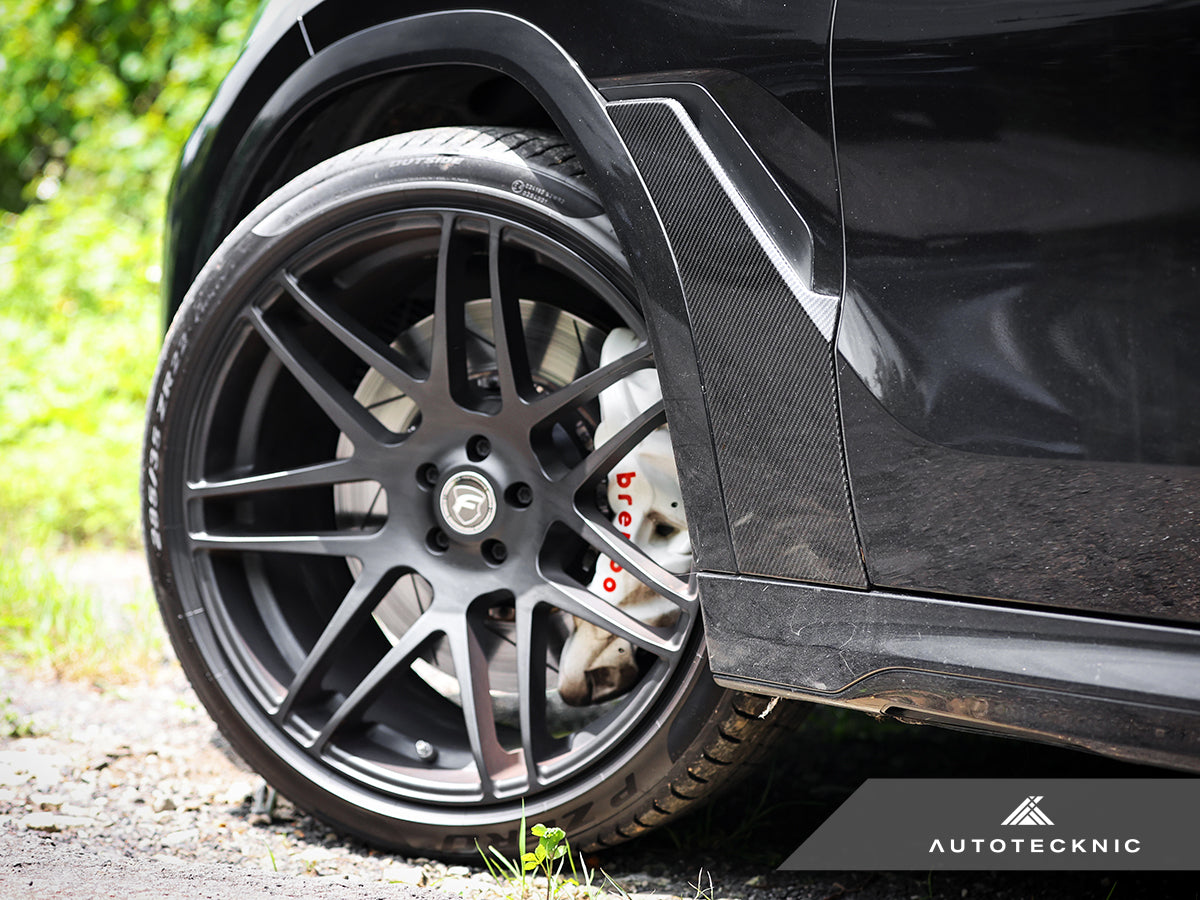 AutoTecknic Dry Carbon Fiber Fender Trim Set - G06 X6-Exterior-Silicon Valley Bimmer