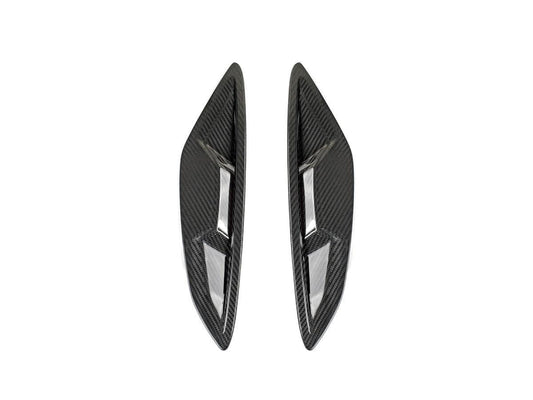 AutoTecknic Dry Carbon Fiber Fender Trim Set - G14/ G15/ G16 8-Series-Exterior-Silicon Valley Bimmer
