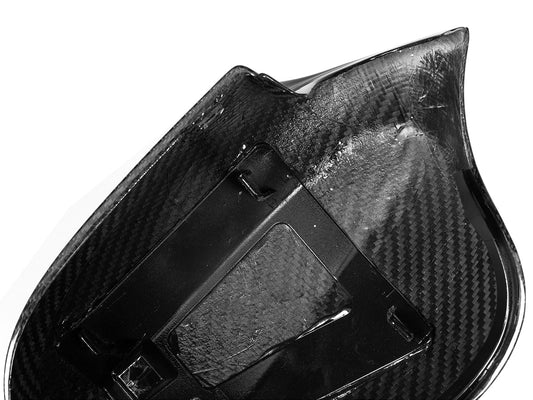 AutoTecknic Dry Carbon Fiber Mirror Cap Set - E82 1-Series LCI-Exterior-Silicon Valley Bimmer