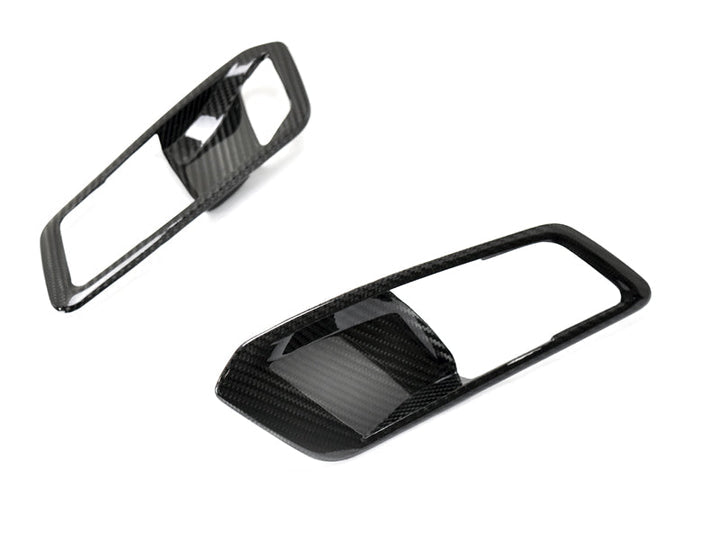 AutoTecknic Dry Carbon Interior Door Handle Trim Set - G20 3-Series-Interior-Silicon Valley Bimmer