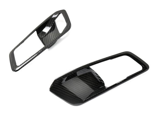 AutoTecknic Dry Carbon Interior Door Handle Trim Set - G80 M3-Interior-Silicon Valley Bimmer
