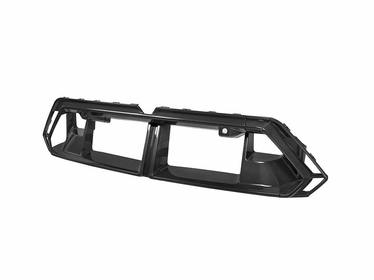AutoTecknic Dry Carbon OEM-Spec Center Bumper Trim - G90/ G99 M5-Exterior-Silicon Valley Bimmer