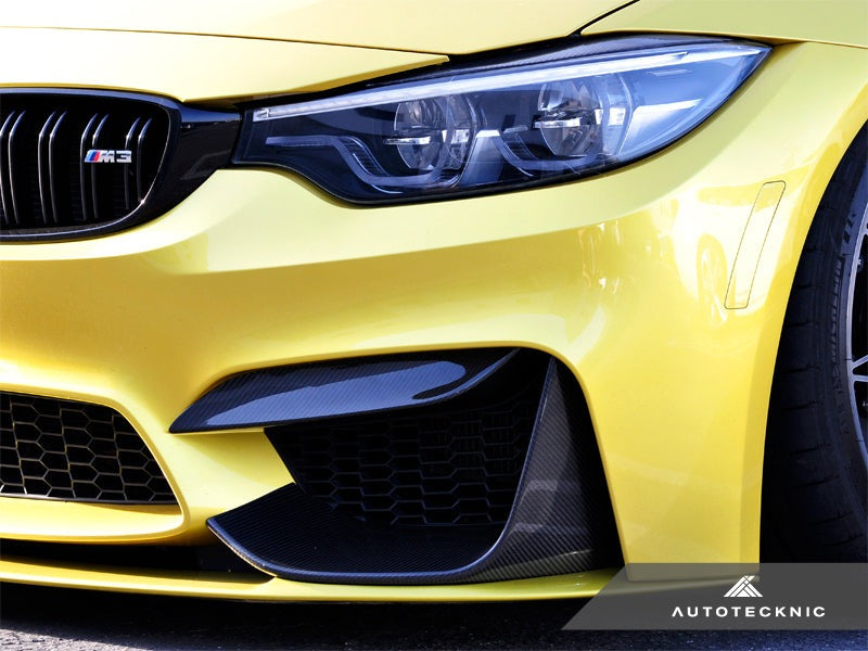 AutoTecknic Dry Carbon Performance Bumper Trim - F80 M3 | F82/ F83 M4-Exterior-Silicon Valley Bimmer