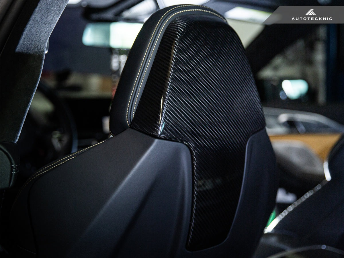 AutoTecknic Dry Carbon Seat Back Cover Set - G42 M240I-Interior-Silicon Valley Bimmer
