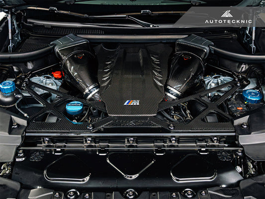 AutoTecknic Dry Carbon Strut Brace - BMW F95 X5M / F96 X6M / G09 XM-Suspension-Silicon Valley Bimmer