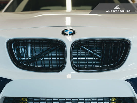 AutoTecknic Dual-Slats Carbon Fiber Front Grille Set - F87 M2 | F22 2-Series-Exterior-Silicon Valley Bimmer