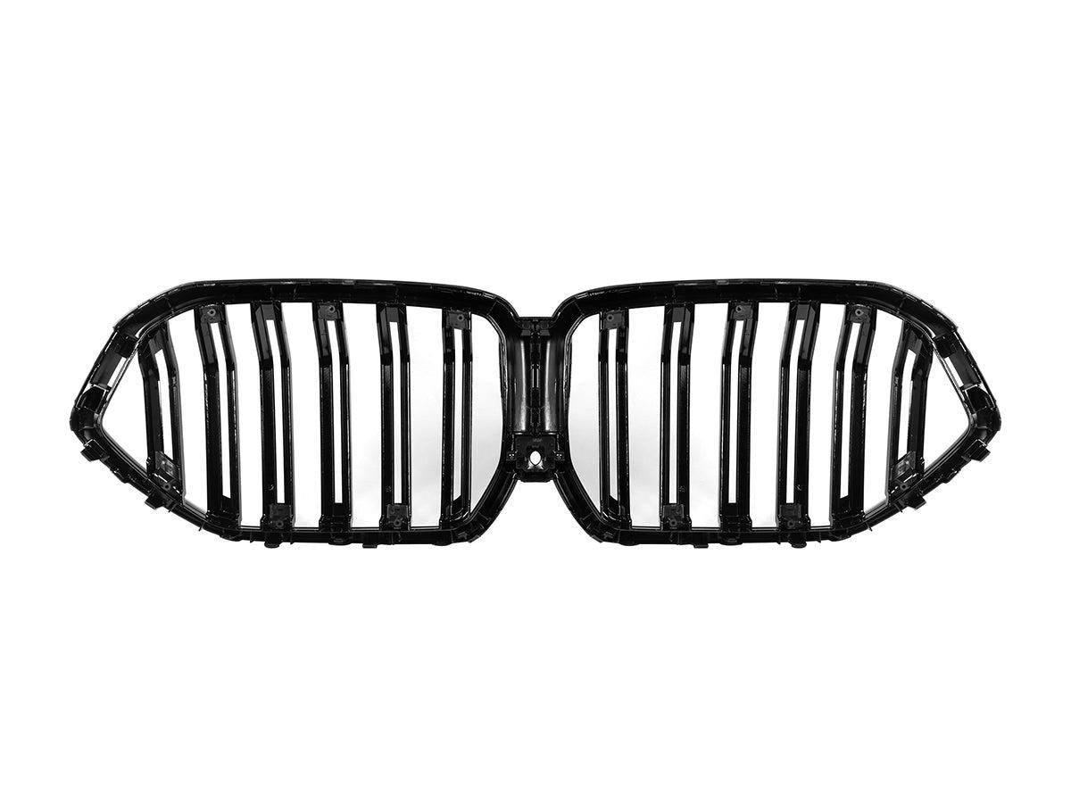 AutoTecknic Dual-Slats Gloss Black Front Grille - G06 X6 LCI-Exterior-Silicon Valley Bimmer
