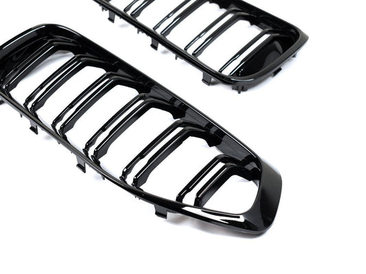 AutoTecknic Dual-Slats Gloss Black Front Grille Set - G29 Z4-Exterior-Silicon Valley Bimmer