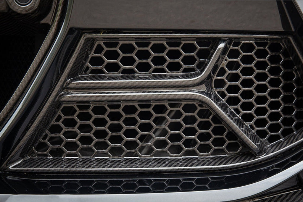 AutoTecknic G8X M3 / M4 Dry Carbon Corsa Front Bumper Lower Vent Set-Exterior-Silicon Valley Bimmer