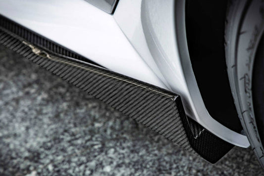AutoTecknic G90 / G99 M5 Dry Carbon Side Skirt Extension Set-Exterior-Silicon Valley Bimmer
