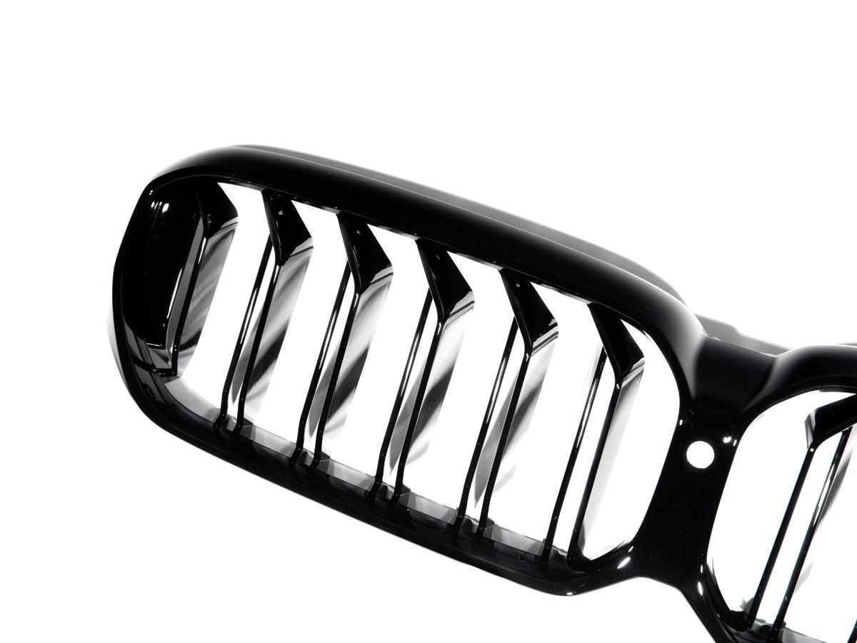 AutoTecknic Gloss Black Front Grille - F90 M5 LCI | G30 5-Series LCI-Exterior-Silicon Valley Bimmer
