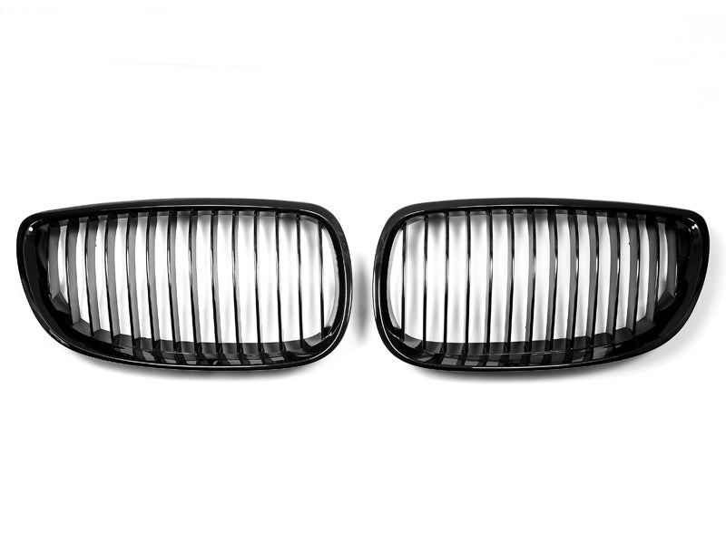 AutoTecknic Gloss Black Front Grille Set - E92/ E93 3-Series Pre-LCI (Including E9X M3)-Exterior-Silicon Valley Bimmer
