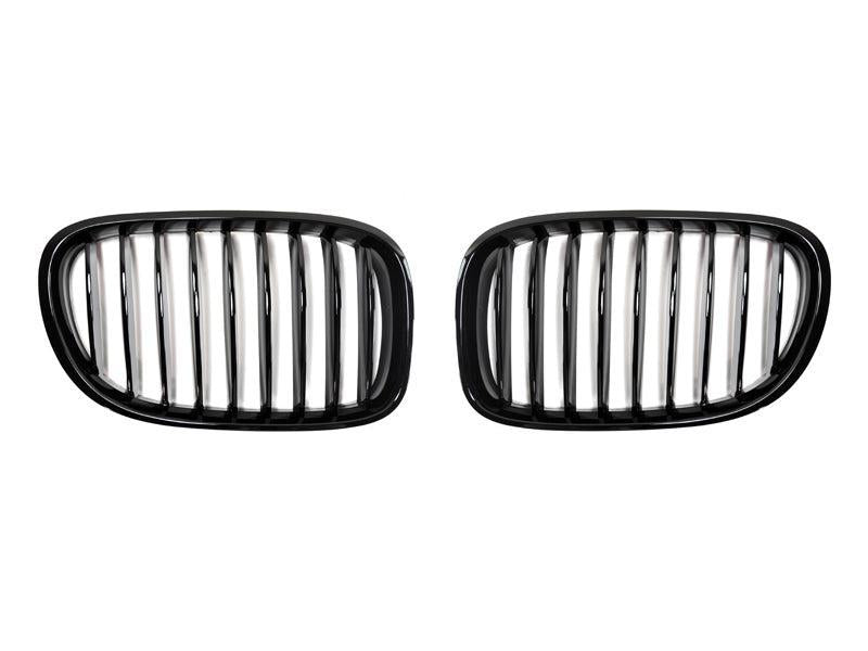 AutoTecknic Gloss Black Front Grille Set - F01/ F02 7-Series LCI-Exterior-Silicon Valley Bimmer