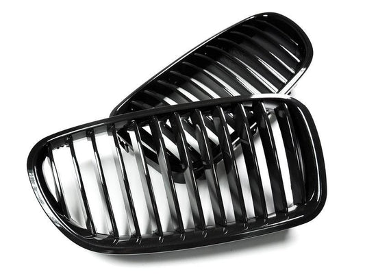 AutoTecknic Gloss Black Front Grille Set - F10 Sedan/ F11 Wagon | 5-Series-Exterior-Silicon Valley Bimmer