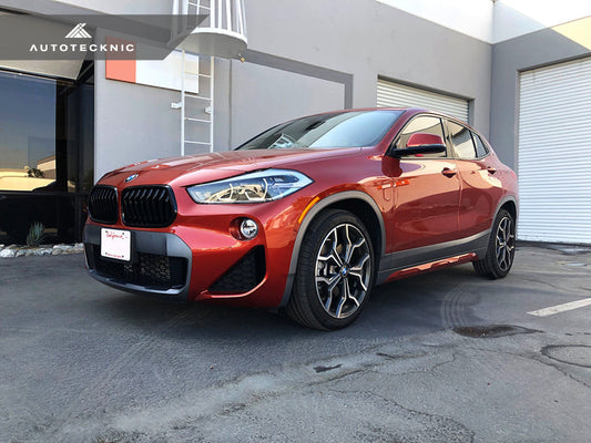 AutoTecknic Gloss Black Front Grille Set - F39 X2-Exterior-Silicon Valley Bimmer
