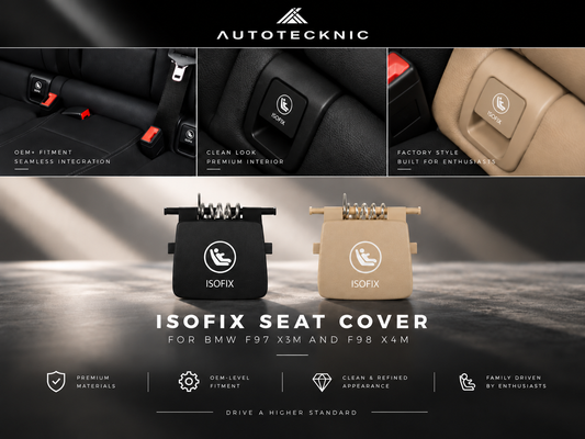 AutoTecknic ISOFIX Child Seat Anchor Cover - BMW F97 X3M | F98 X4M-Interior-Silicon Valley Bimmer