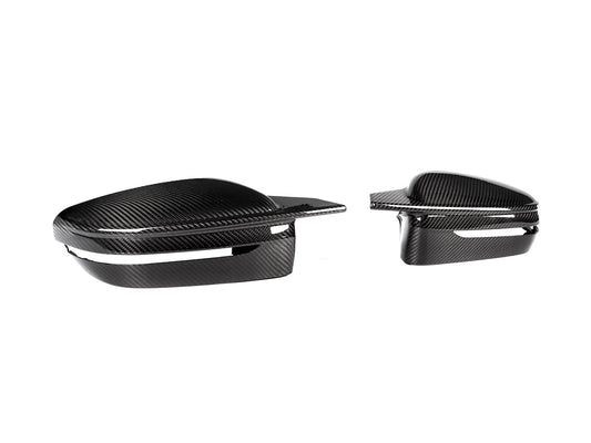 AutoTecknic M-Inspired Carbon Fiber Mirror Covers - G20 3-Series-Exterior-Silicon Valley Bimmer