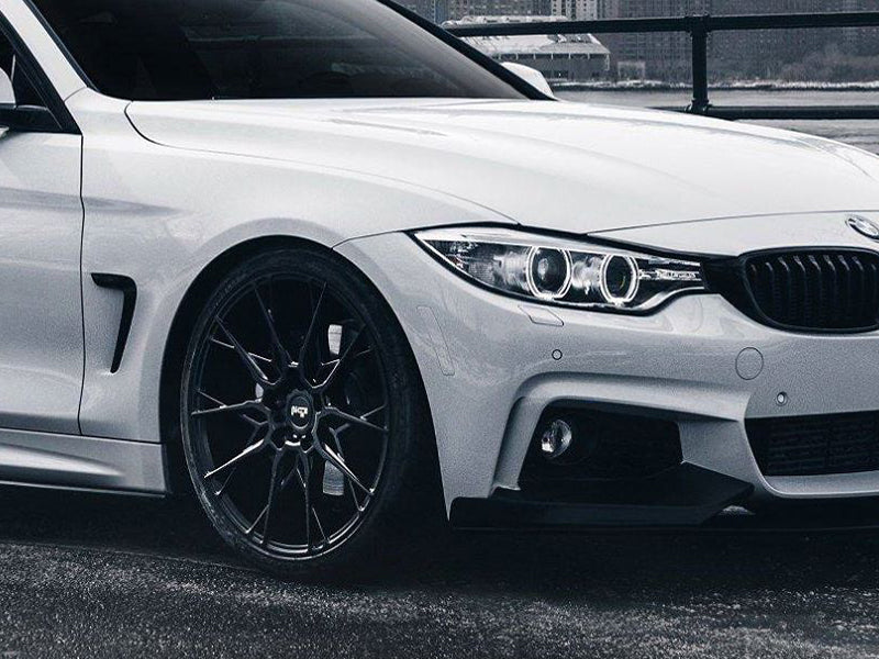 AutoTecknic Painted Front Bumper Reflectors - BMW F32/ F33/ F36 4-Series-Exterior-Silicon Valley Bimmer