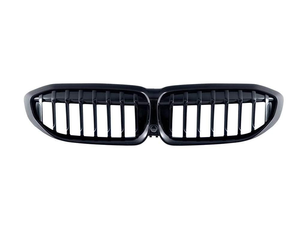 AutoTecknic Painted Glazing Black Front Grille - G20 3-Series Pre-LCI-Exterior-Silicon Valley Bimmer