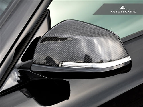 AutoTecknic Replacement Carbon Fiber Mirror Covers - BMW F87 M2-Exterior-Silicon Valley Bimmer