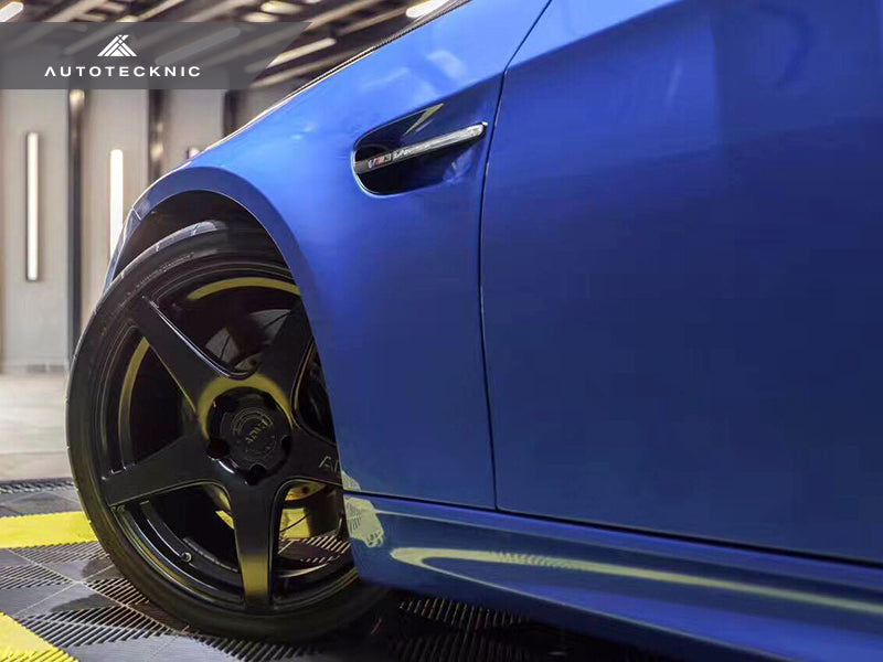 AutoTecknic Replacement Stealth Black Fender Gills - E90 Sedan / E92 Coupe / E93 Cabrio M3-Exterior-Silicon Valley Bimmer